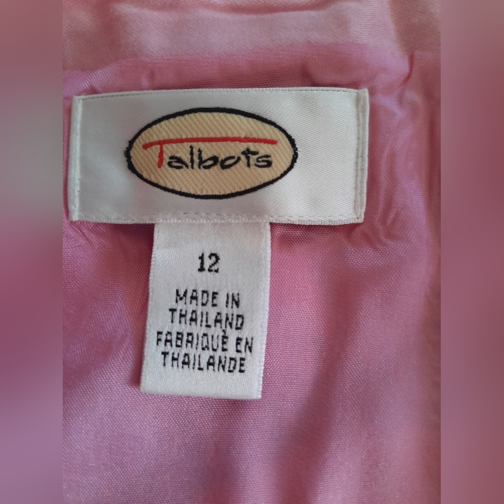 Talbots  Nautical Fish Print Shift Dress Size 12 Coastal Multicolor Beachy - Picture 10 of 12